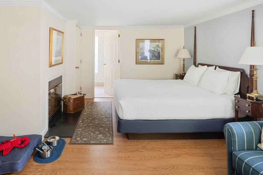 King Pet Friendly with Fireplace interior